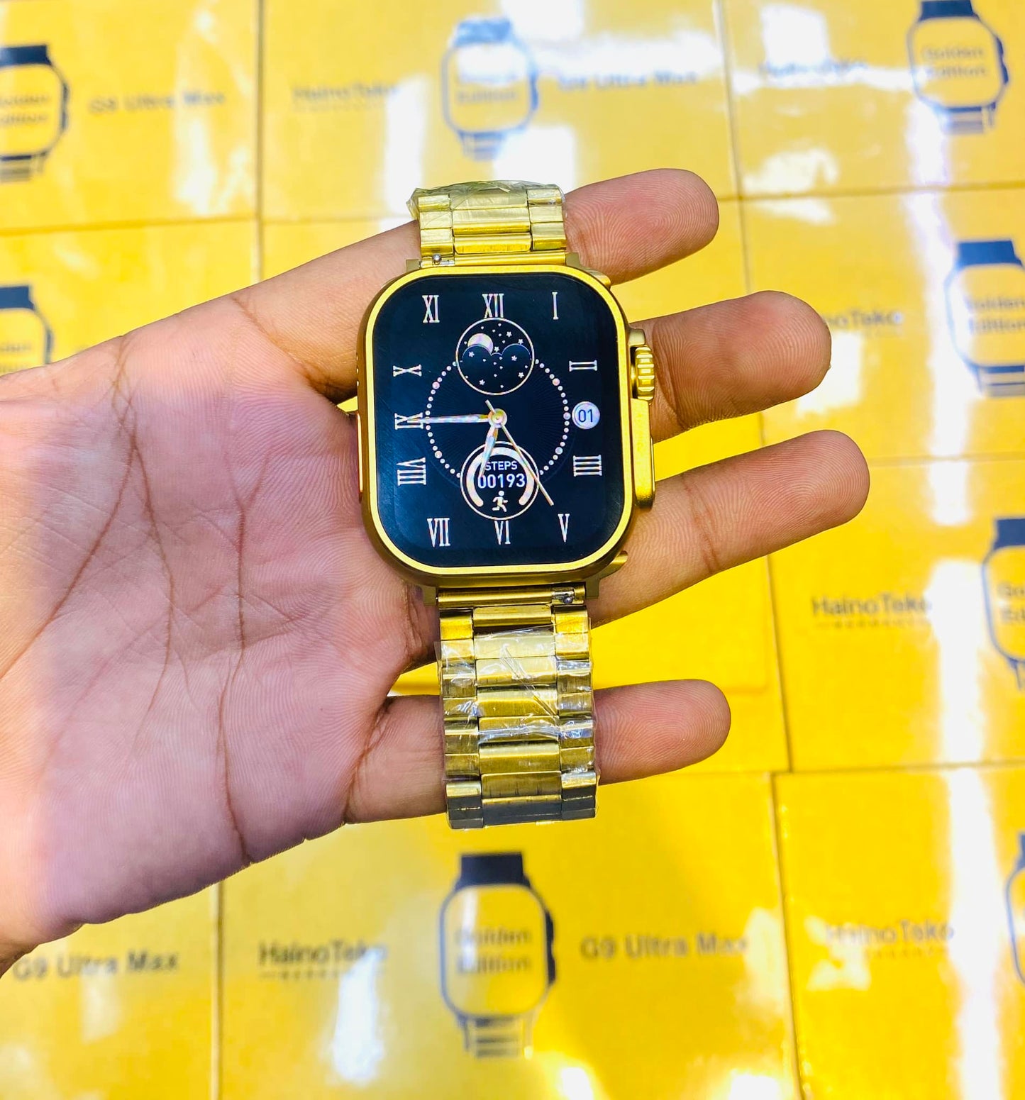 G9 Ultra Max Gold Smartwatch