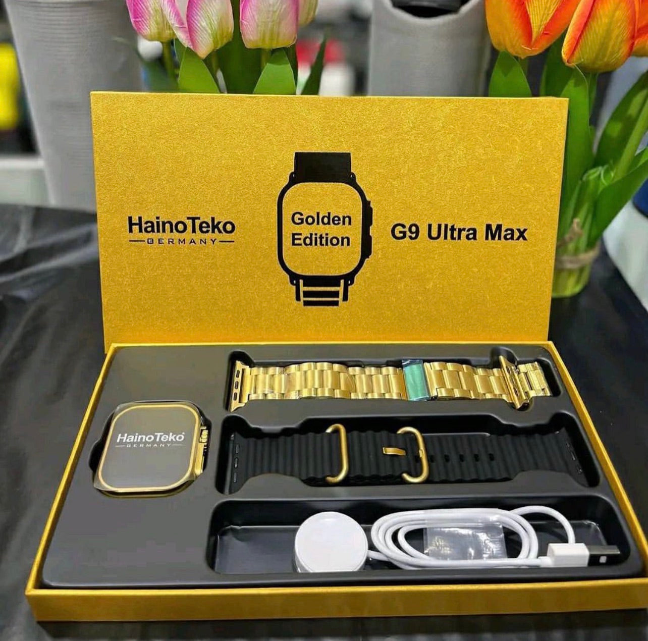 G9 Ultra Max Gold Smartwatch